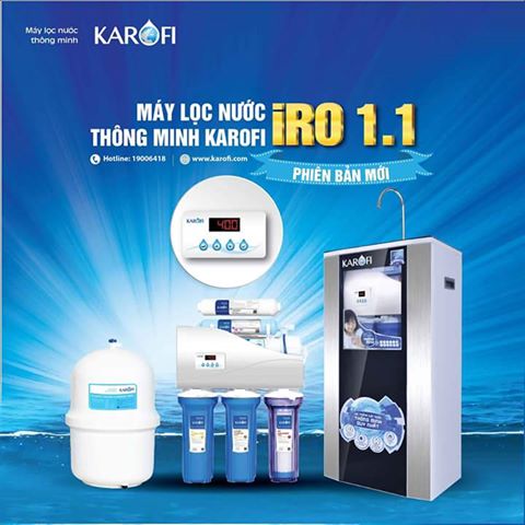 Máy lọc nước thông minh Karofi iRO 1.1 (7,8,9 cấp lọc)-1